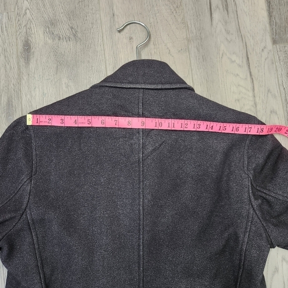 Dolce & Gabbana Men's Double Breasted Black Wool Pea Coat Size 50 EU - Picture 13 of 16